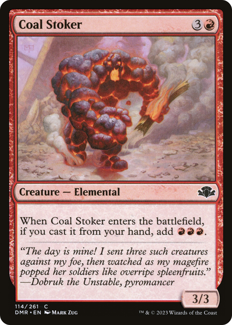 Coal Stoker [Dominaria Remastered] | Dragon's Lair Comics and Fantasy Houston TX