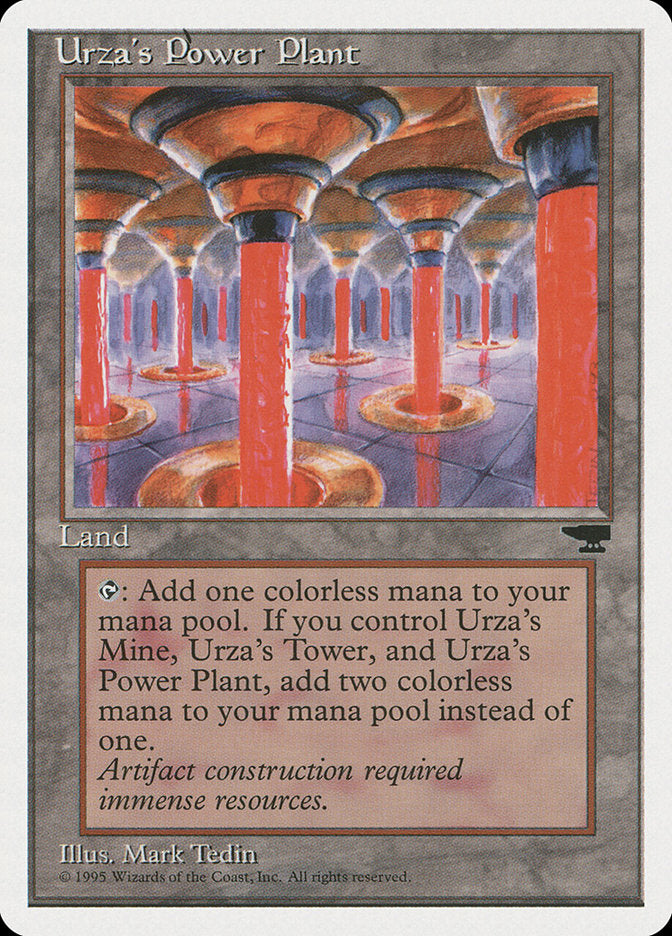 Urza's Power Plant (Red Columns) [Chronicles] | Dragon's Lair Comics and Fantasy Houston TX