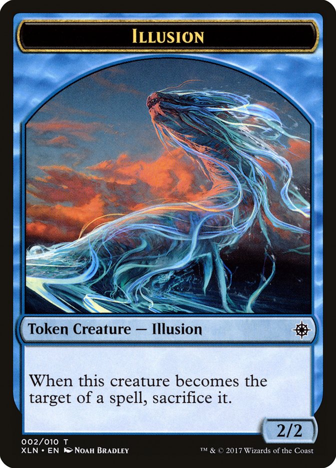 Illusion Token [Ixalan Tokens] | Dragon's Lair Comics and Fantasy Houston TX