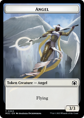 Angel (3) // Demon Double-Sided Token [March of the Machine Commander Tokens] | Dragon's Lair Comics and Fantasy Houston TX