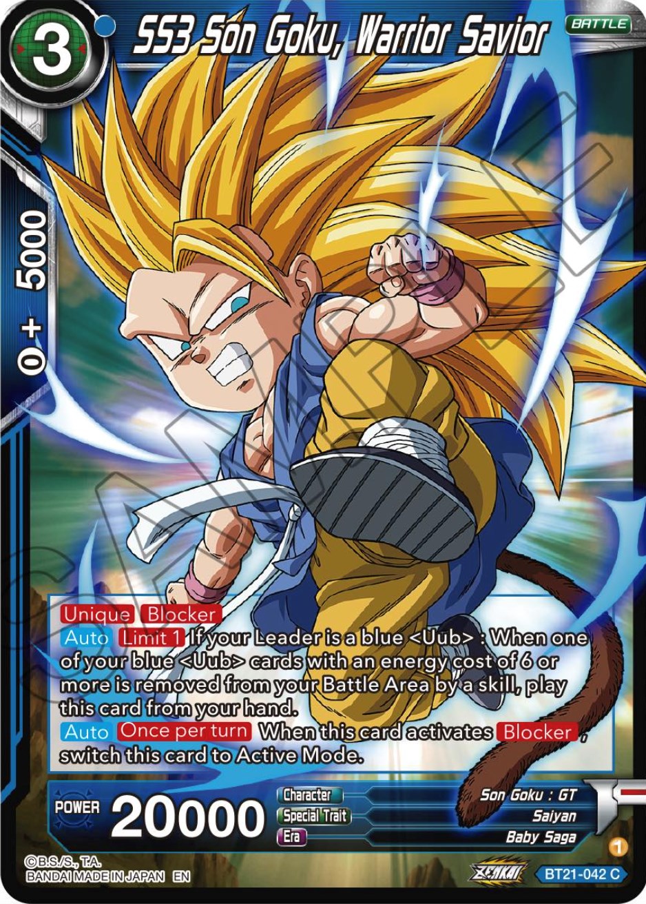 SS3 Son Goku, Warrior Savior (BT21-042) [Wild Resurgence] | Dragon's Lair Comics and Fantasy Houston TX