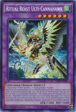 Ritual Beast Ulti-Cannahawk [THSF-EN030] Secret Rare | Dragon's Lair Comics and Fantasy Houston TX