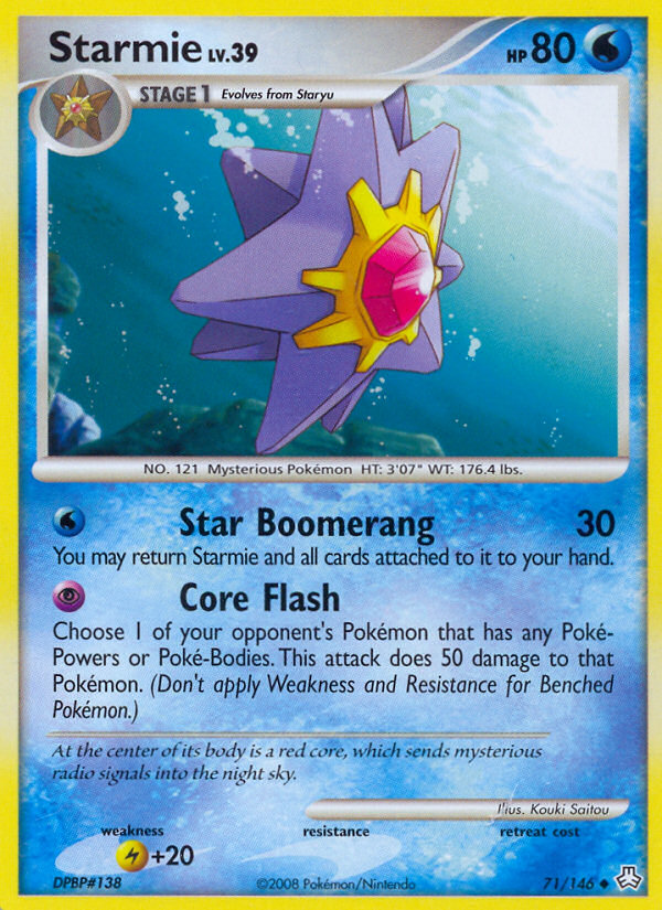 Starmie (71/146) [Diamond & Pearl: Legends Awakened] | Dragon's Lair Comics and Fantasy Houston TX