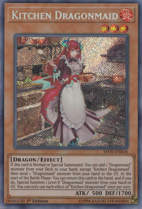 Kitchen Dragonmaid [MYFI-EN018] Secret Rare | Dragon's Lair Comics and Fantasy Houston TX