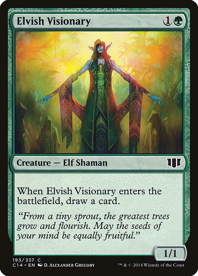 Elvish Visionary [Commander 2014] | Dragon's Lair Comics and Fantasy Houston TX