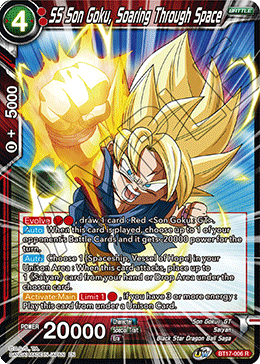 SS Son Goku, Soaring Through Space (BT17-006) [Ultimate Squad] | Dragon's Lair Comics and Fantasy Houston TX