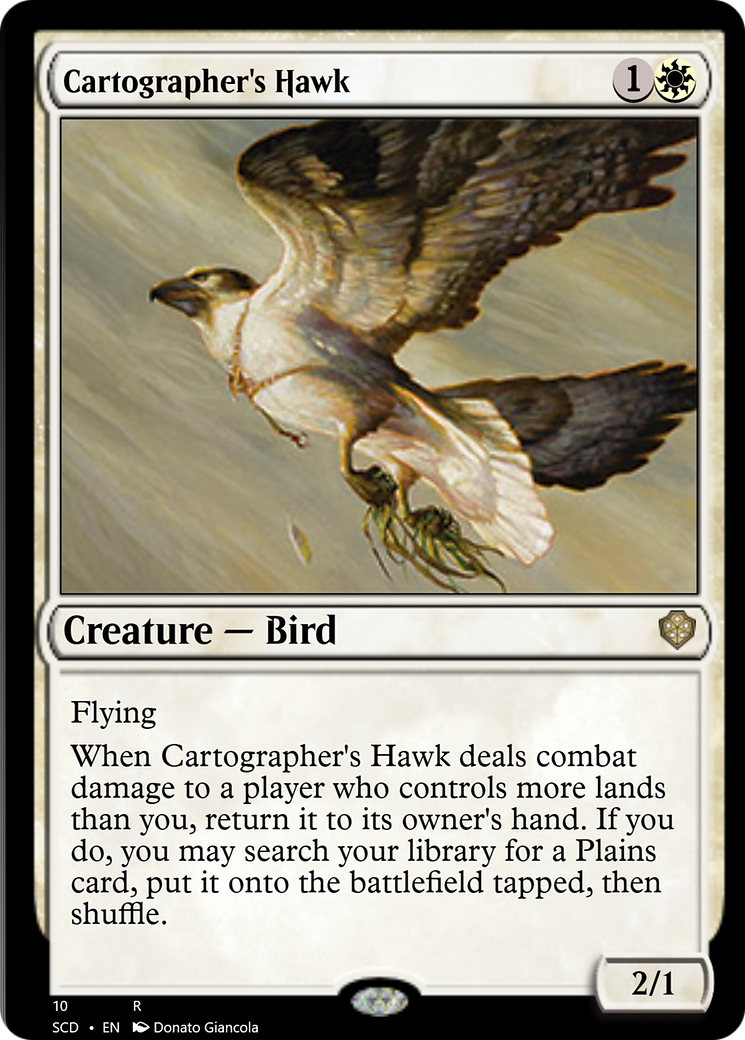 Cartographer's Hawk [Starter Commander Decks] | Dragon's Lair Comics and Fantasy Houston TX