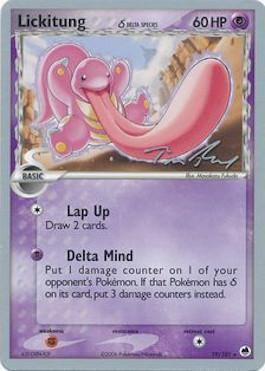 Lickitung (19/101) (Delta Species) (Legendary Ascent - Tom Roos) [World Championships 2007] | Dragon's Lair Comics and Fantasy Houston TX