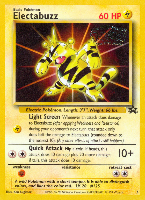 Electabuzz (2) [Wizards of the Coast: Black Star Promos] | Dragon's Lair Comics and Fantasy Houston TX