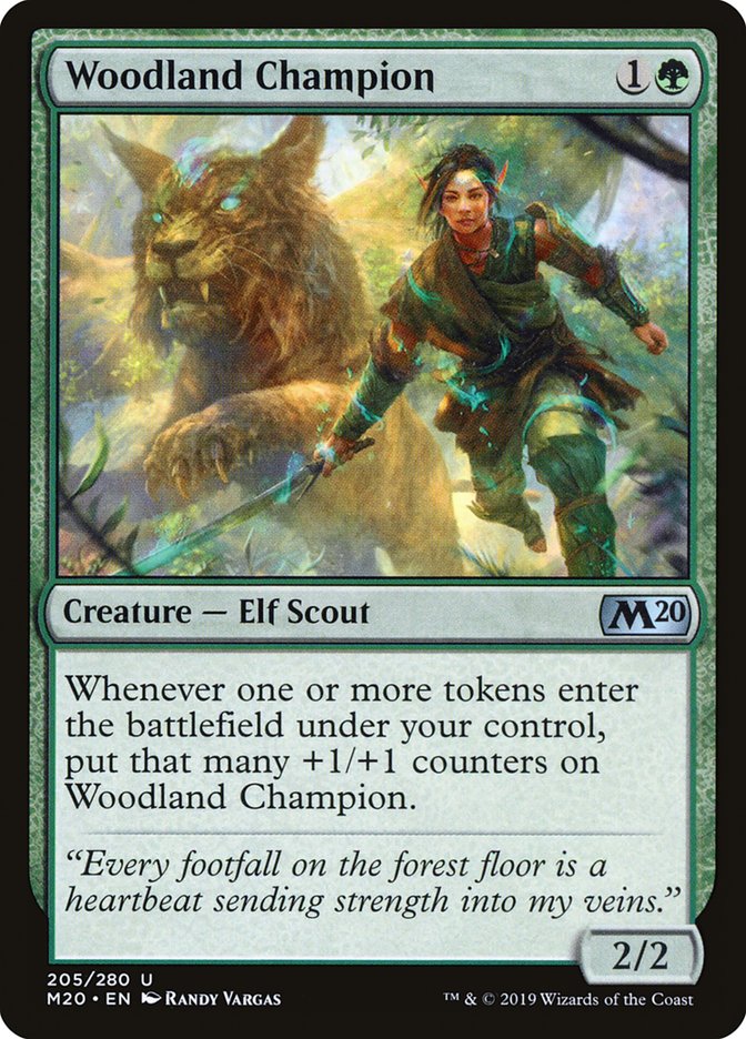 Woodland Champion [Core Set 2020] | Dragon's Lair Comics and Fantasy Houston TX