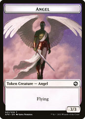 Angel // Dog Illusion Double-Sided Token [Dungeons & Dragons: Adventures in the Forgotten Realms Tokens] | Dragon's Lair Comics and Fantasy Houston TX