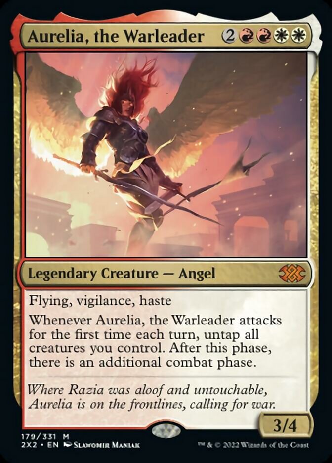 Aurelia, the Warleader [Double Masters 2022] | Dragon's Lair Comics and Fantasy Houston TX