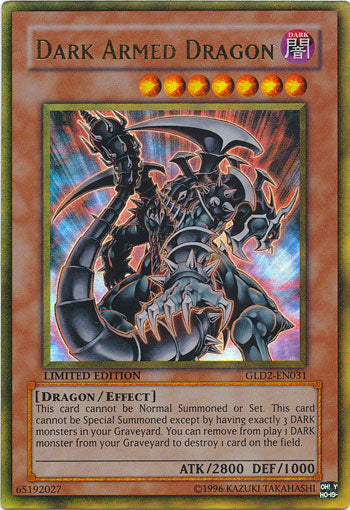 Dark Armed Dragon [GLD2-EN031] Ultra Rare | Dragon's Lair Comics and Fantasy Houston TX