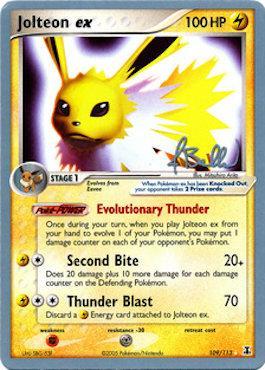 Jolteon ex (109/113) (Eeveelutions - Jimmy Ballard) [World Championships 2006] | Dragon's Lair Comics and Fantasy Houston TX