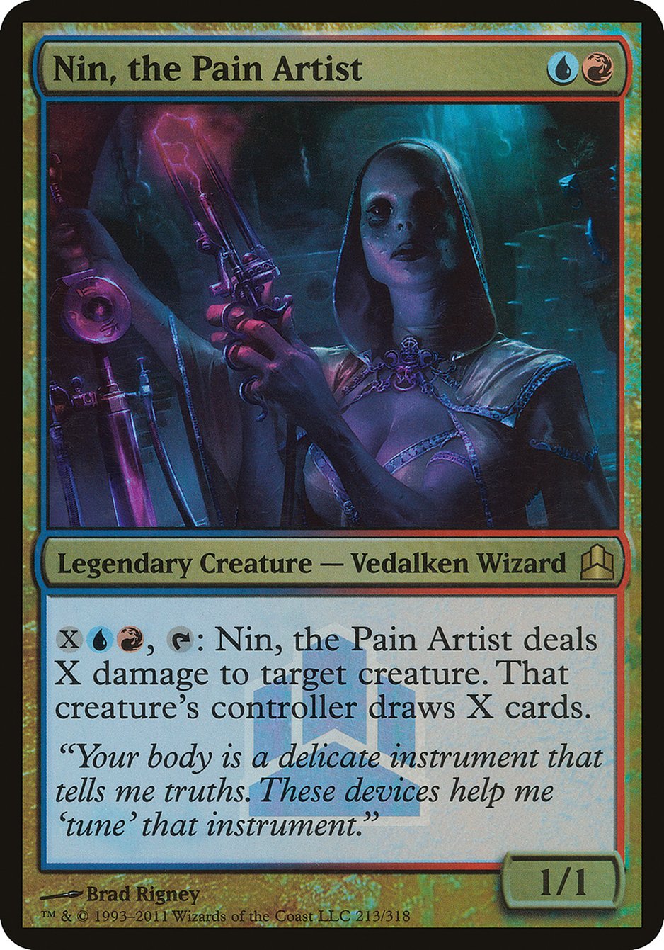 Nin, the Pain Artist (Launch) (Oversized) [Commander 2011 Oversized] | Dragon's Lair Comics and Fantasy Houston TX