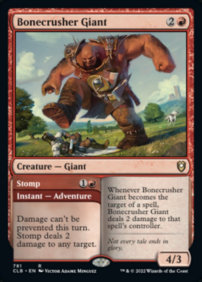 Bonecrusher Giant // Stomp [Commander Legends: Battle for Baldur's Gate] | Dragon's Lair Comics and Fantasy Houston TX