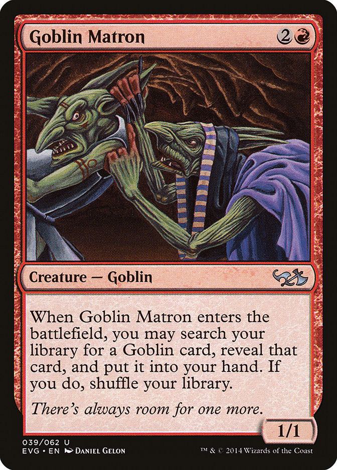 Goblin Matron (Elves vs. Goblins) [Duel Decks Anthology] | Dragon's Lair Comics and Fantasy Houston TX