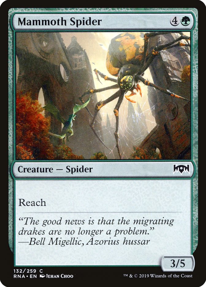 Mammoth Spider [Ravnica Allegiance] | Dragon's Lair Comics and Fantasy Houston TX