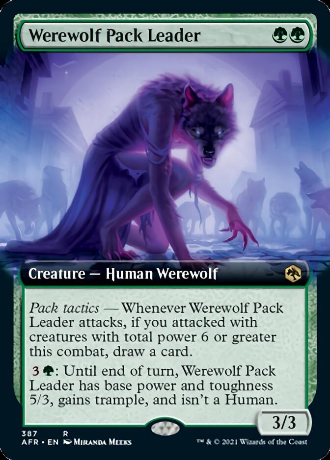 Werewolf Pack Leader (Extended Art) [Dungeons & Dragons: Adventures in the Forgotten Realms] | Dragon's Lair Comics and Fantasy Houston TX