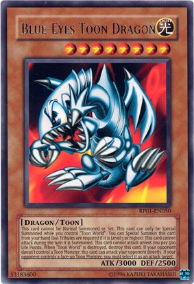 Blue-Eyes Toon Dragon [RP01-EN050] Rare | Dragon's Lair Comics and Fantasy Houston TX