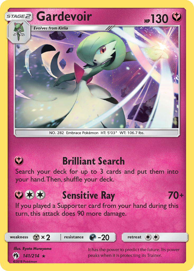 Gardevoir (141/214) [Sun & Moon: Lost Thunder] | Dragon's Lair Comics and Fantasy Houston TX