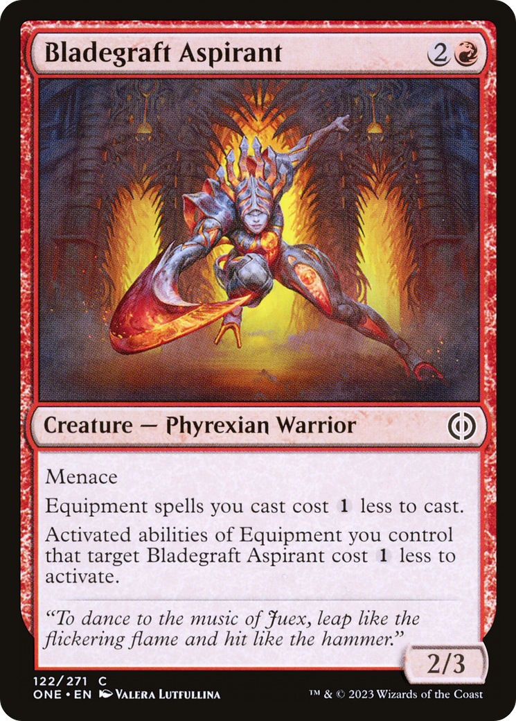 Bladegraft Aspirant [Phyrexia: All Will Be One] | Dragon's Lair Comics and Fantasy Houston TX