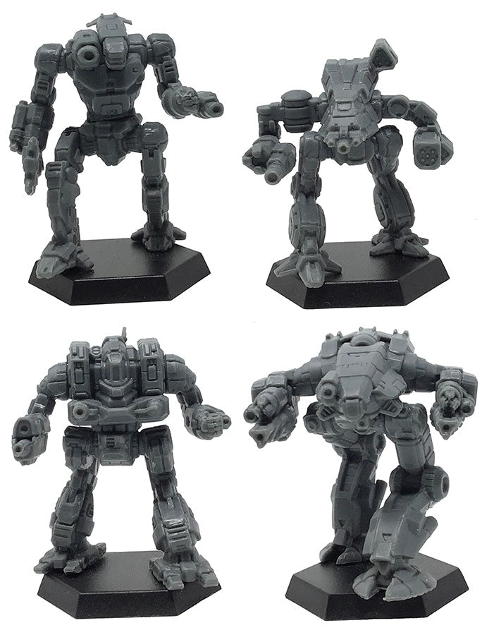 Battletech Miniature Force Pack: Inner Sphere Heavy Battle Lance | Dragon's Lair Comics and Fantasy Houston TX