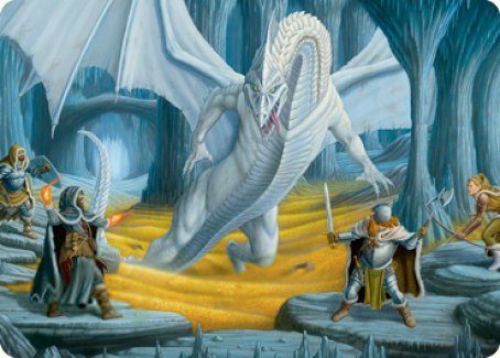 Cave of the Frost Dragon Art Card [Dungeons & Dragons: Adventures in the Forgotten Realms Art Series] | Dragon's Lair Comics and Fantasy Houston TX