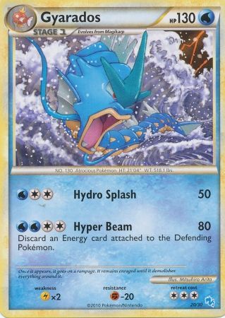 Gyarados (20/30) [HeartGold & SoulSilver: Trainer Kit - Gyarados] | Dragon's Lair Comics and Fantasy Houston TX