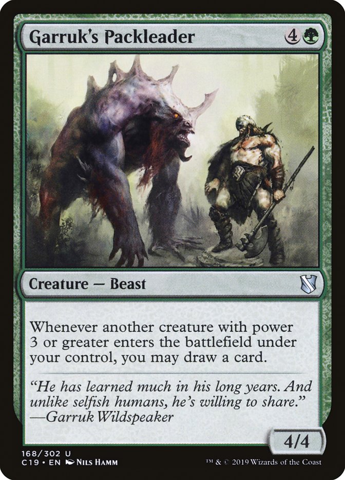 Garruk's Packleader [Commander 2019] | Dragon's Lair Comics and Fantasy Houston TX