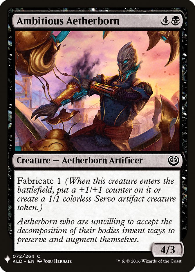 Ambitious Aetherborn [Mystery Booster] | Dragon's Lair Comics and Fantasy Houston TX