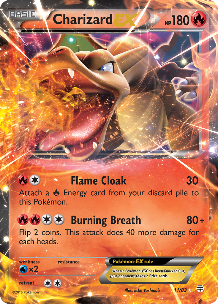 Charizard EX (11/83) [XY: Generations] | Dragon's Lair Comics and Fantasy Houston TX