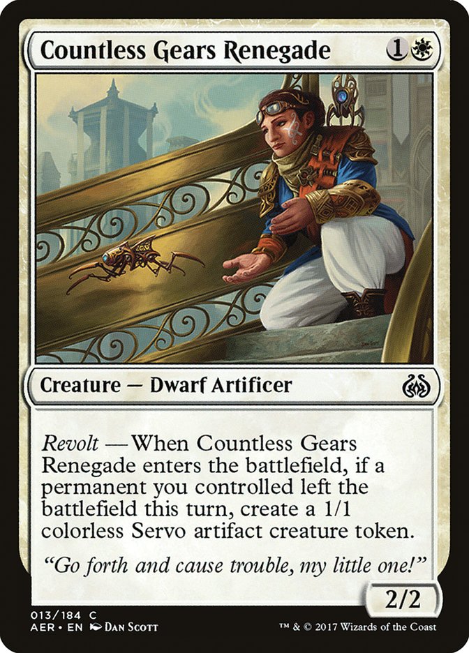 Countless Gears Renegade [Aether Revolt] | Dragon's Lair Comics and Fantasy Houston TX