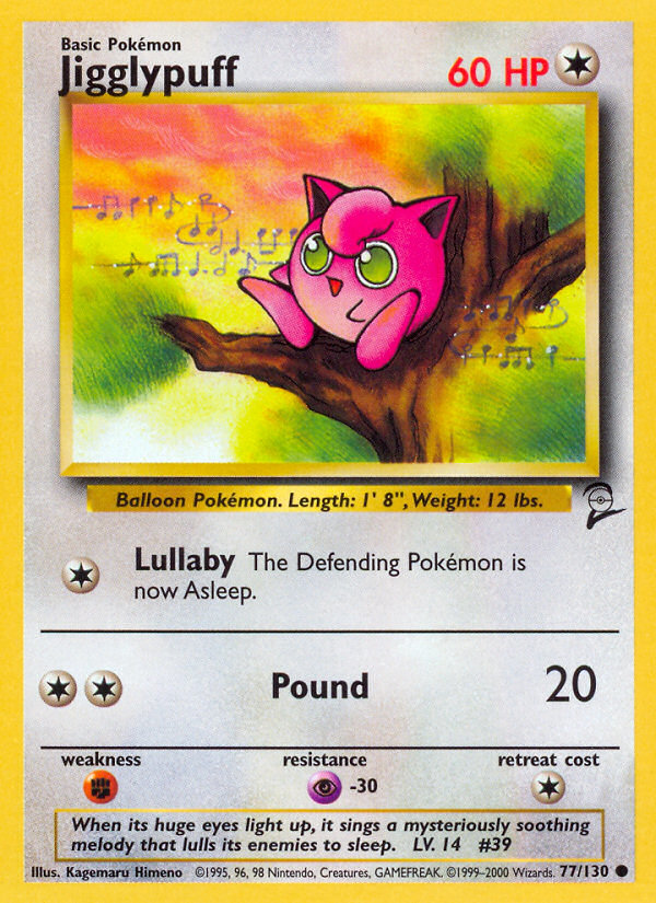 Jigglypuff (77/130) [Base Set 2] | Dragon's Lair Comics and Fantasy Houston TX