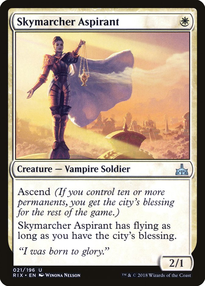 Skymarcher Aspirant [Rivals of Ixalan] | Dragon's Lair Comics and Fantasy Houston TX