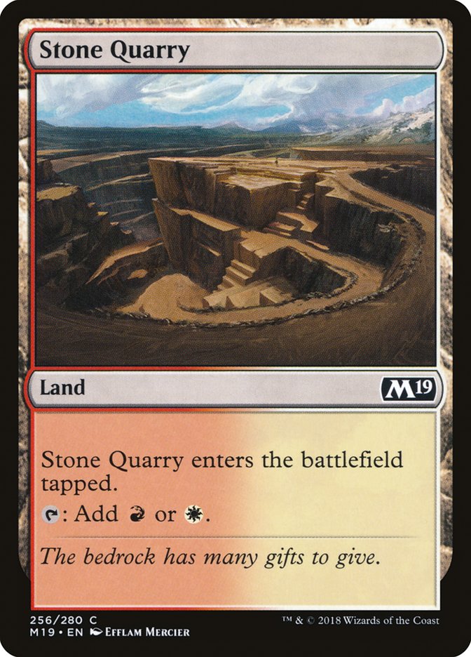 Stone Quarry [Core Set 2019] | Dragon's Lair Comics and Fantasy Houston TX