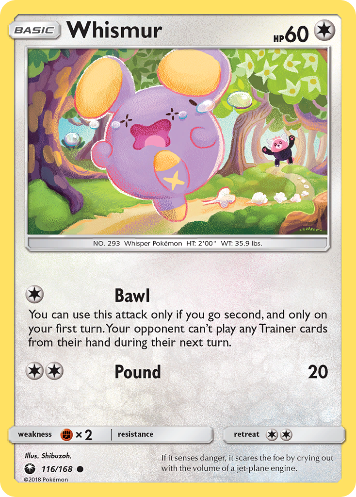 Whismur (116/168) [Sun & Moon: Celestial Storm] | Dragon's Lair Comics and Fantasy Houston TX