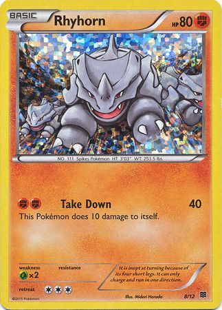 Rhyhorn (8/12) [McDonald's Promos: 2015 Collection] | Dragon's Lair Comics and Fantasy Houston TX