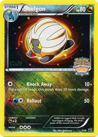 Shelgon (7/20) (Regional Championship Promo Staff) [Black & White: Dragon Vault] | Dragon's Lair Comics and Fantasy Houston TX