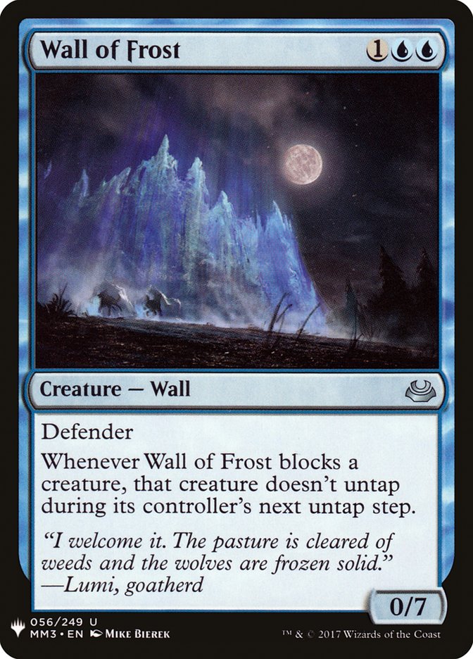 Wall of Frost [Mystery Booster] | Dragon's Lair Comics and Fantasy Houston TX