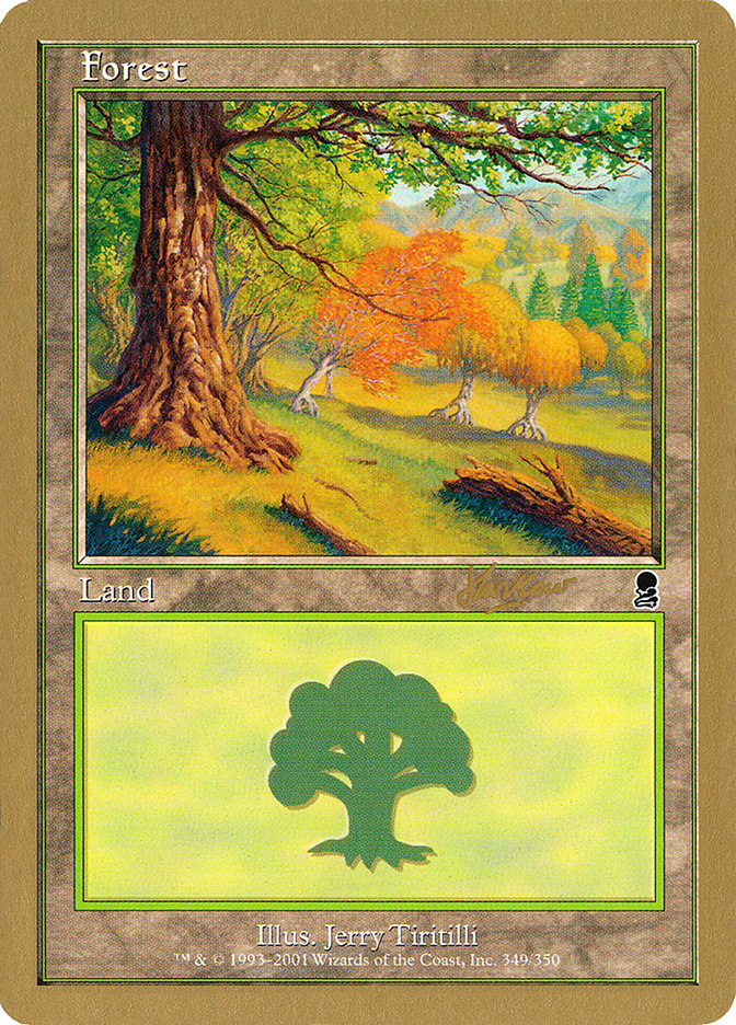 Forest (shh349) (Sim Han How) [World Championship Decks 2002] | Dragon's Lair Comics and Fantasy Houston TX