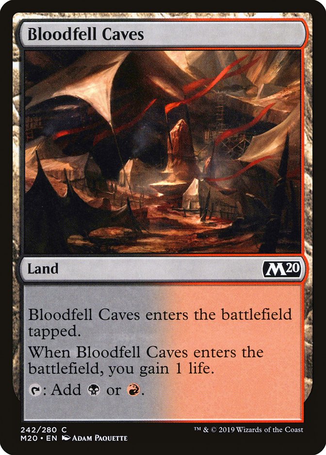 Bloodfell Caves [Core Set 2020] | Dragon's Lair Comics and Fantasy Houston TX