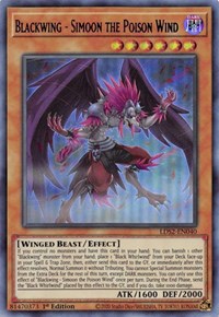 Blackwing - Simoon the Poison Wind (Purple) [LDS2-EN040] Ultra Rare | Dragon's Lair Comics and Fantasy Houston TX