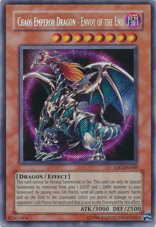 Chaos Emperor Dragon - Envoy of the End [IOC-EN000] Secret Rare | Dragon's Lair Comics and Fantasy Houston TX