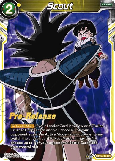 Scout (BT15-117) [Saiyan Showdown Prerelease Promos] | Dragon's Lair Comics and Fantasy Houston TX