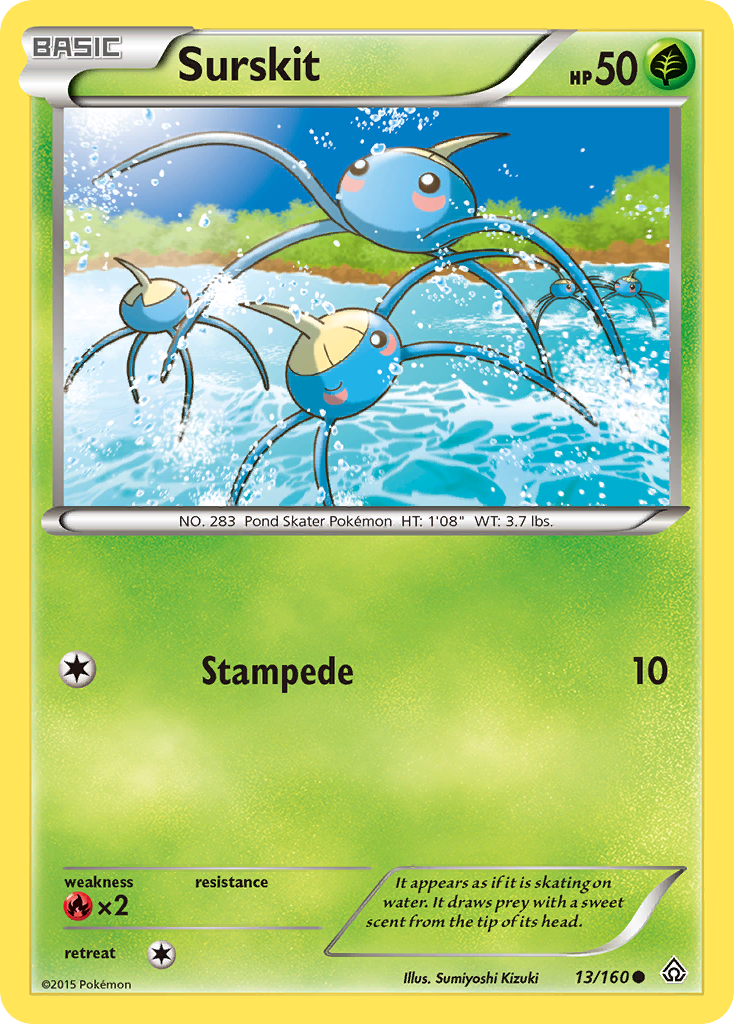 Surskit (13/160) [XY: Primal Clash] | Dragon's Lair Comics and Fantasy Houston TX