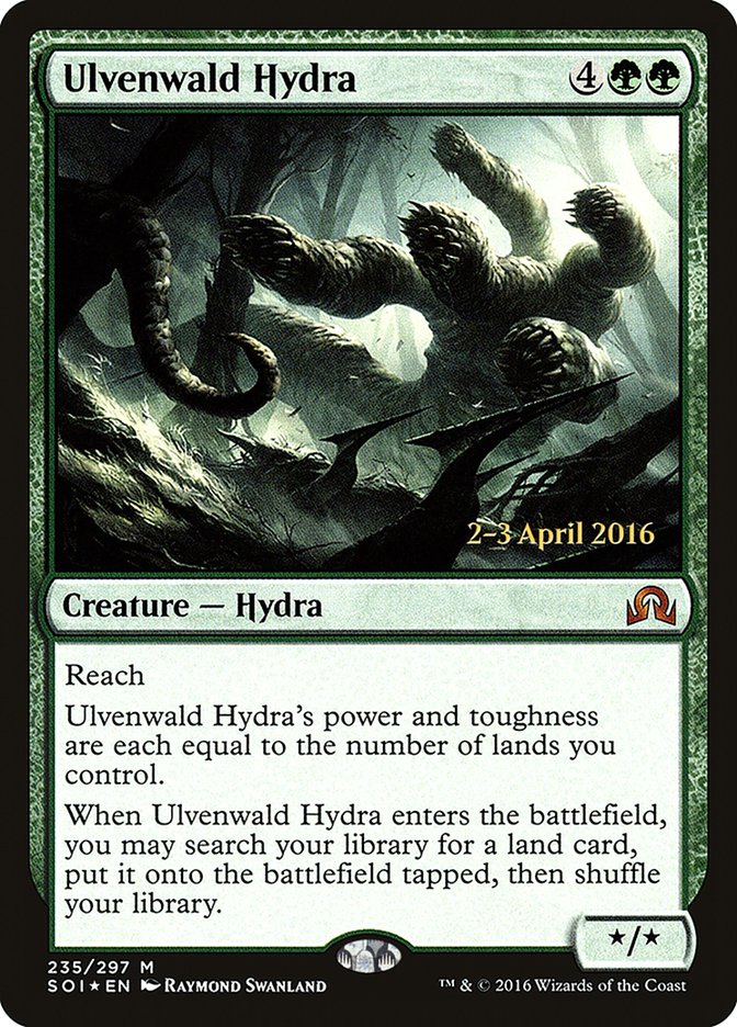 Ulvenwald Hydra [Shadows over Innistrad Prerelease Promos] | Dragon's Lair Comics and Fantasy Houston TX