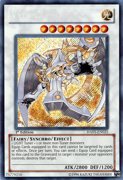 Vylon Epsilon [HA05-EN025] Secret Rare | Dragon's Lair Comics and Fantasy Houston TX