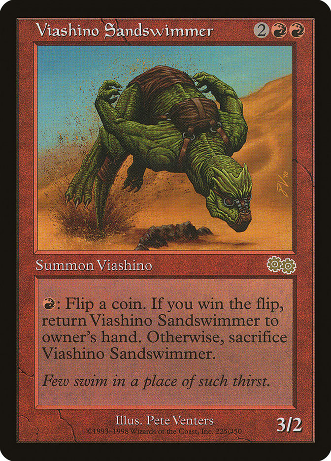 Viashino Sandswimmer [Urza's Saga] | Dragon's Lair Comics and Fantasy Houston TX