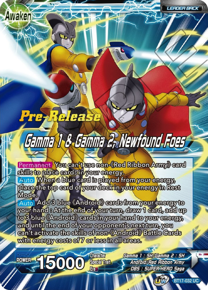 Gamma 1 & Gamma 2 // Gamma 1 & Gamma 2, Newfound Foes (BT17-032) [Ultimate Squad Prerelease Promos] | Dragon's Lair Comics and Fantasy Houston TX